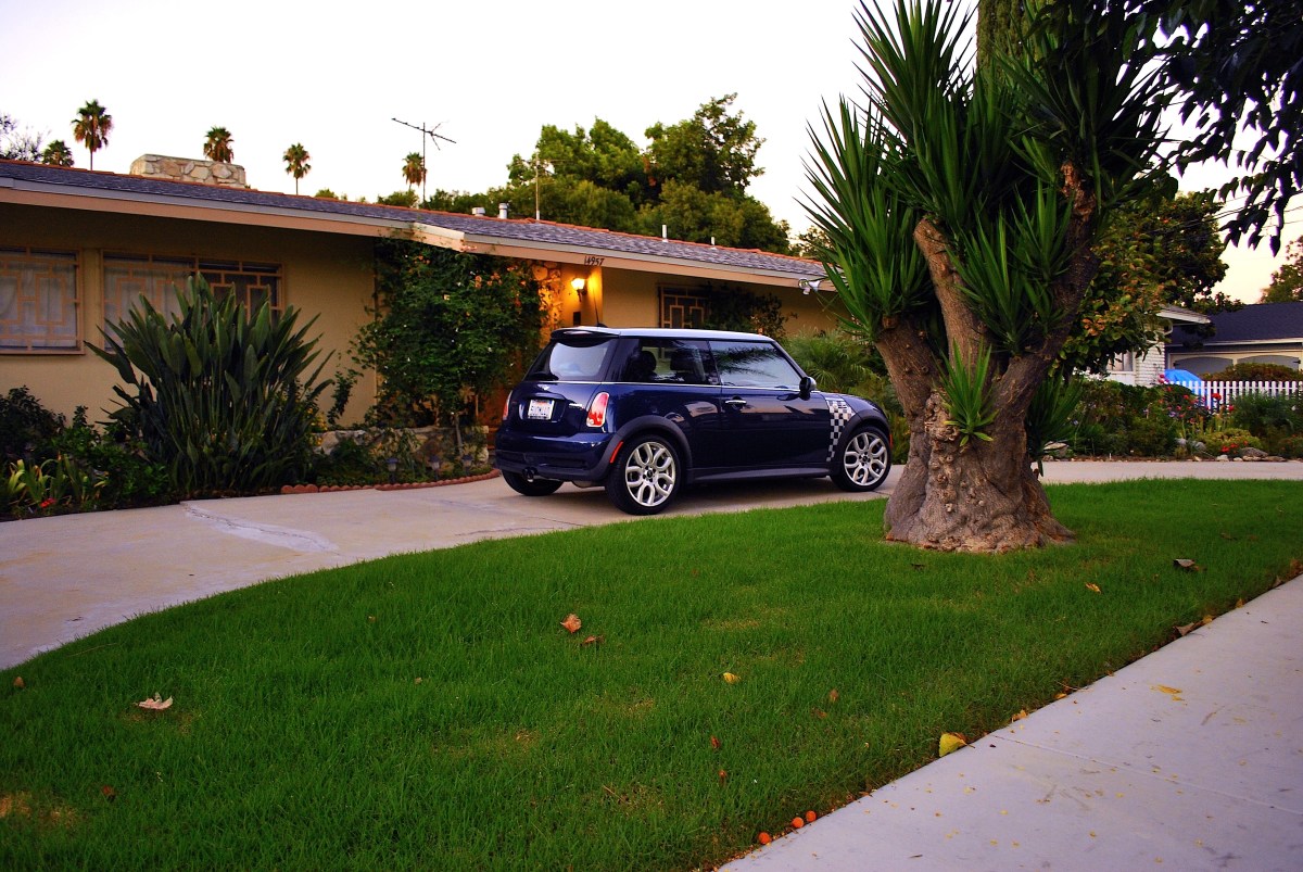 Mini Cooper on Gilmore