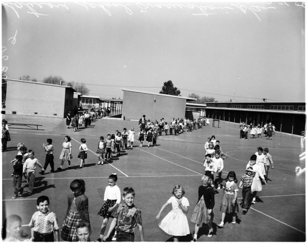 Saticoy School Evacuation: 1958