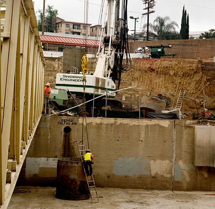 Construction: Colfax Avenue Bridge, Studio&nbsp;City.