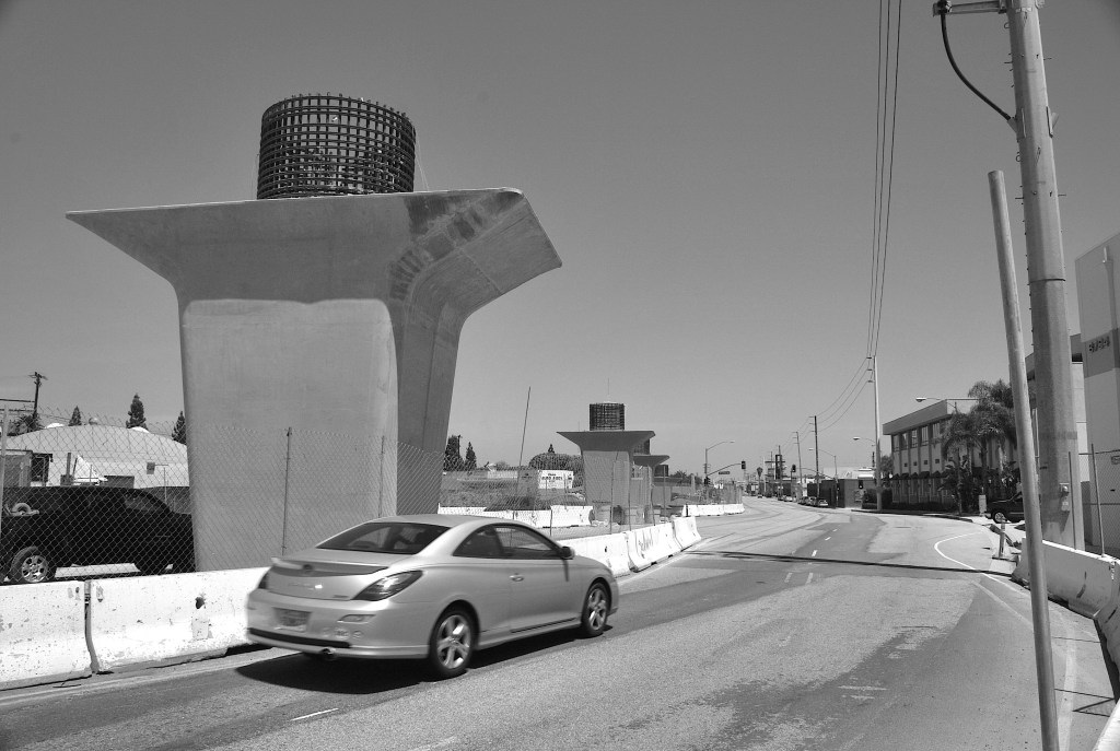 Expo Train Construction in Culver City,&nbsp;CA.