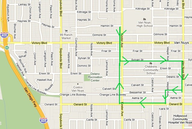 Cloudy Morning: Van&nbsp;Nuys.