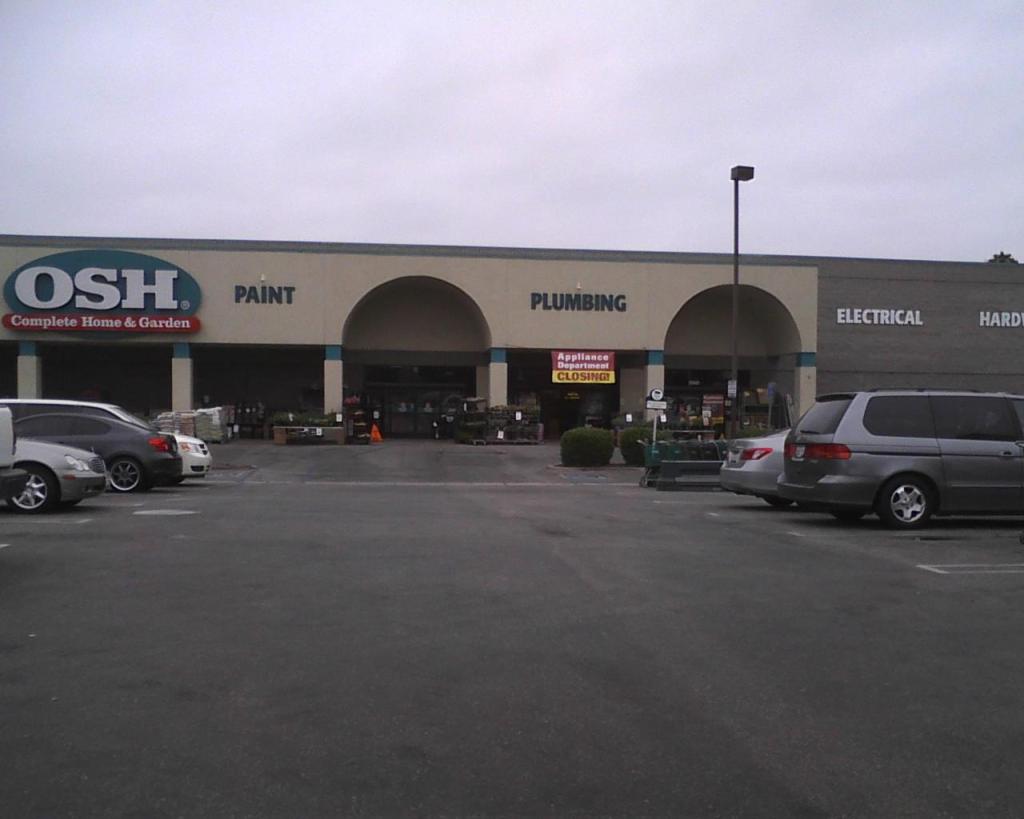 OSH Appliance Department&nbsp;Closing.