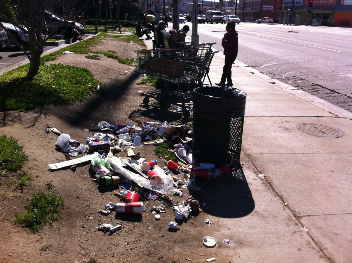 734 Bus at Sepulveda and Busway, Van Nuys, CA.  By Andy Hurvitz