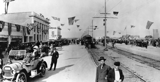 Van Nuys Blvd. Opening 1911. (DWP)