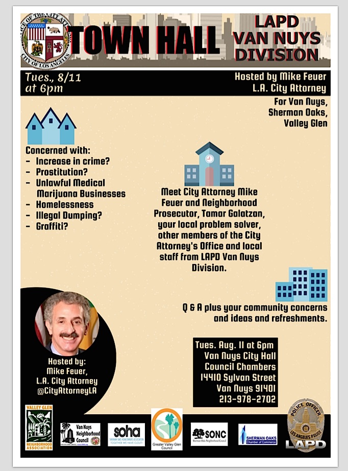 LA City Attorney to Speak About Crime and Local Issues in Van&nbsp;Nuys