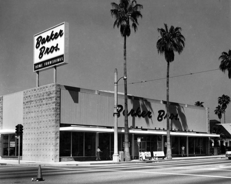 Furniture Stores, Van Nuys, mid 1950s.